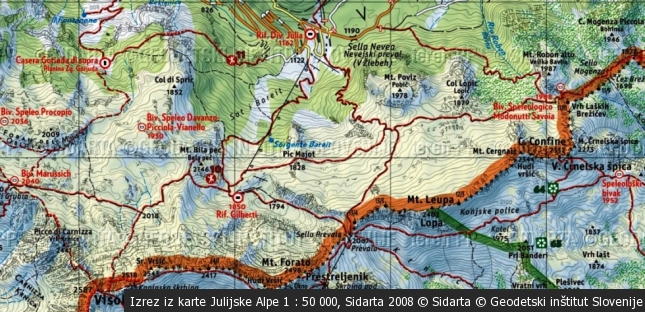 Bela peč – 2146 m (Bila pec-IT, Bila Peit-Furlansko)