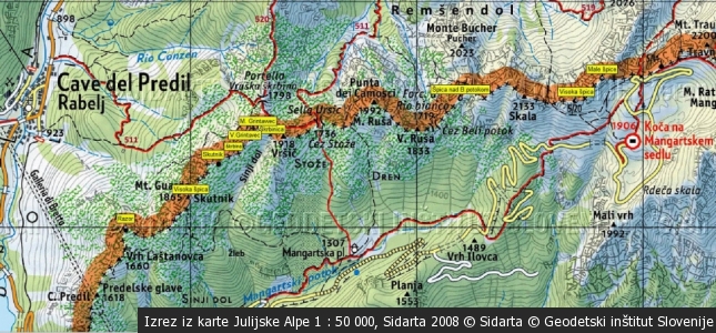 Male špice 2163 m - Cime verdi/Grünspitze